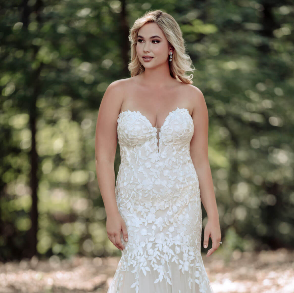 Photo of Model wearing a bridal collection dress