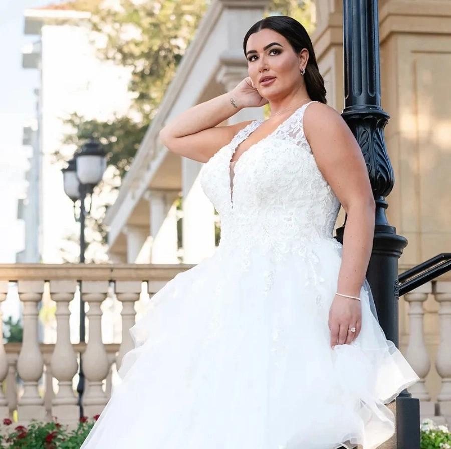 Photo of Model wearing a bridal collection dress