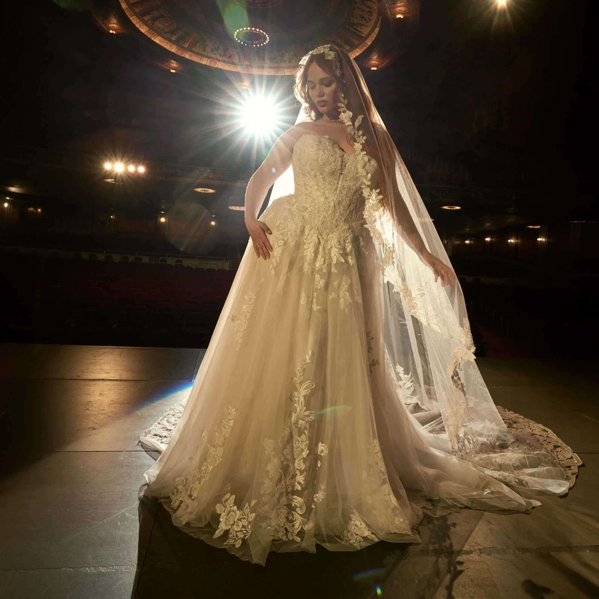 Photo of Model wearing a bridal collection dress