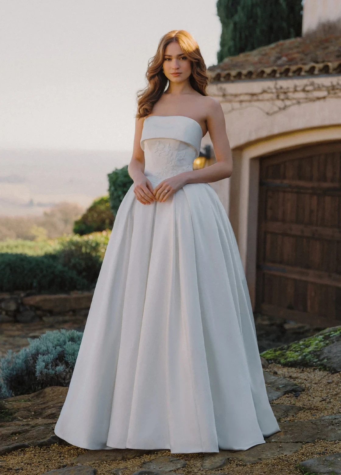 Photo of Model wearing a bridal collection dress